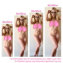 Sleep with Lexi - Hugging body pillowcase with optional silicone boobies - 6 models