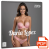 Digital Calendar 2026 - Daria in lingerie (updated)