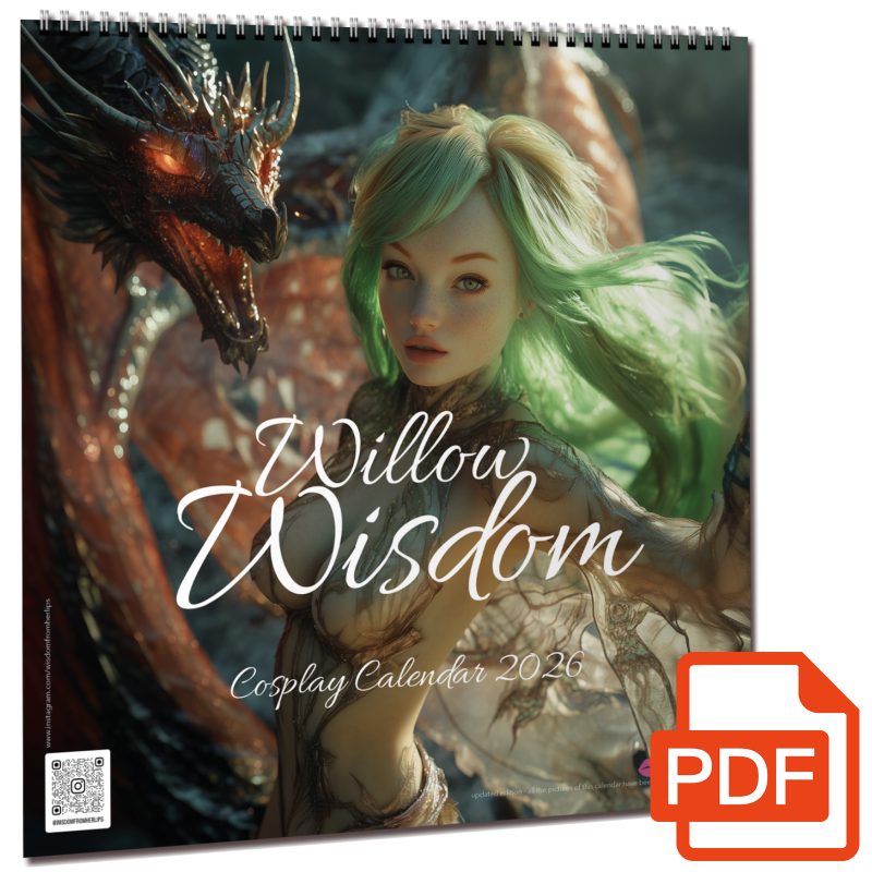 Digital Calendar 2026 - Willow Wisdom cosplay (updated)
