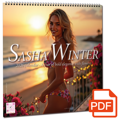 Digital Calendar 2026 - Sasha Winter (updated)