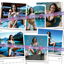 Calendar 2026 - Daria Lopez - Bikini