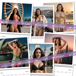 Calendar 2026 - Daria in lingerie (updated)