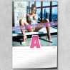 2026 Poster calendar - Daria Lopez - Lingerie