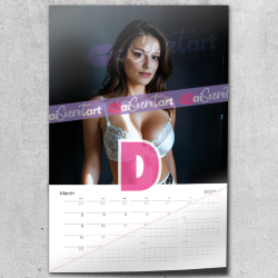 2026 Poster calendar - Daria Lopez - Lingerie