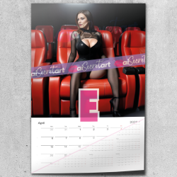 2026 Poster calendar - Daria Lopez - Lingerie