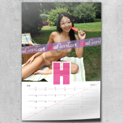 2026 Poster calendar - Yumi Sakura - Nude