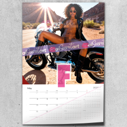 2026 Poster calendar - Stephany Julliane - Nude