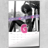 2026 Poster calendar - Stephany Julliane - Nude