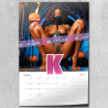 2026 Poster calendar - Stephany Julliane - Nude