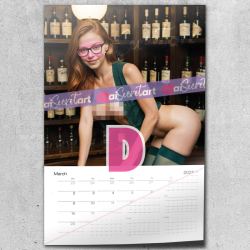 2026 Poster calendar - Emily Asheford - Nudes