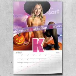 2026 Poster calendar - Vicki Verano - Nude