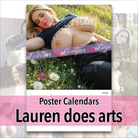 2026 Poster calendar - Lauren does arts