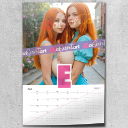 2026 Poster calendar - Lauren does arts