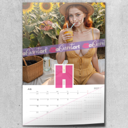 2026 Poster calendar - Julie Garnier