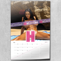 2026 Poster calendar - Astoria Winter - Naughty