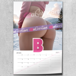 2026 Poster calendar - Yumi Arix - Booty special