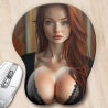 Willow Wisdom - 3D mouse pad with silicon boobs, wrist rest