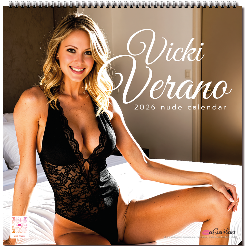 Calendar 2026 - Vicki Verano Nude