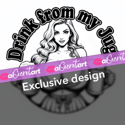 Beer Glass / Mug - "Drink from my jugs" with Vai