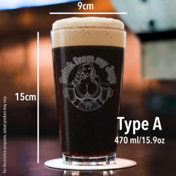 Beer Glass / Mug - "Drink from my jugs" with Vai