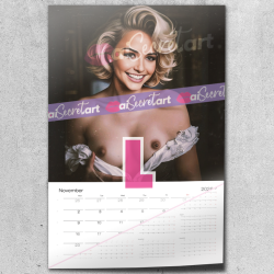 2026 Poster calendar - Marilynesque - Wendy Wilkes