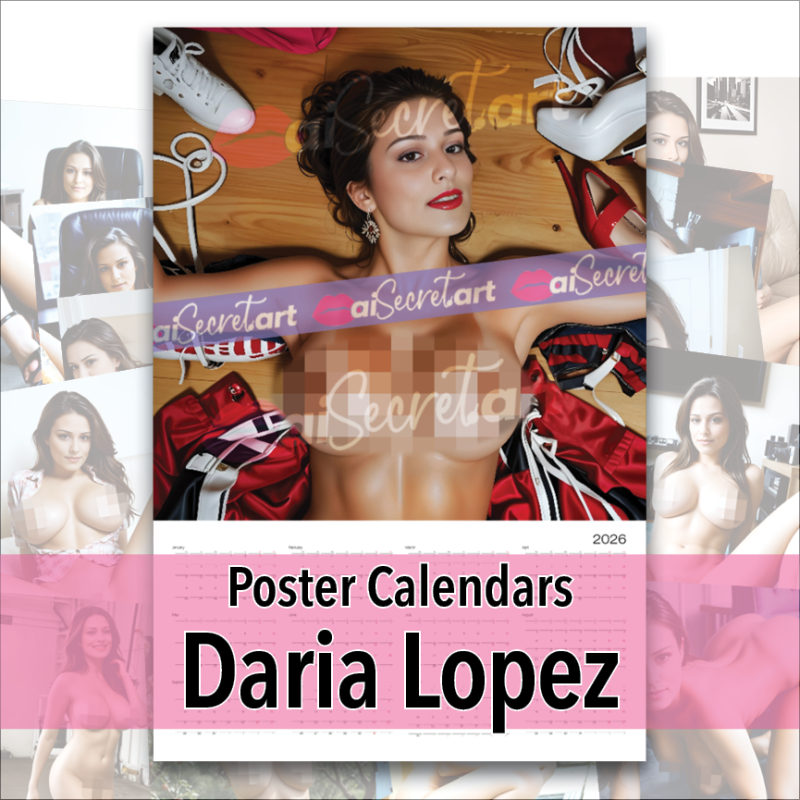 2026 Poster calendar - Daria Lopez - Nudes