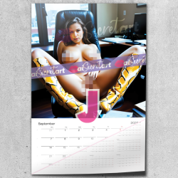 2026 Poster calendar - Daria Lopez - Nudes