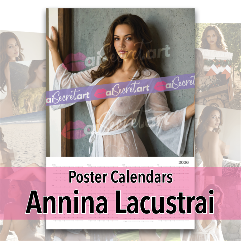 2026 Poster calendar - Annina Lacustrai - Nude