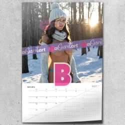 2026 Poster calendar - Annina Lacustrai - Nude