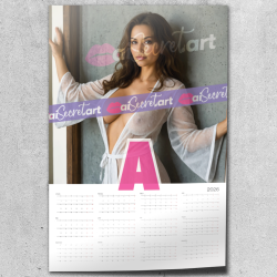 2026 Poster calendar - Annina Lacustrai - Nude