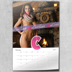 2026 Poster calendar - Annina Lacustrai - Nude