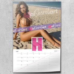 2026 Poster calendar - Annina Lacustrai - Nude
