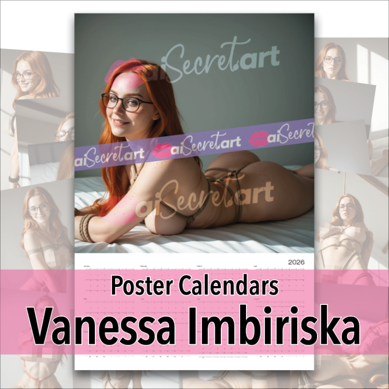 2026 Poster calendar - Vanessa Imbiriska - Bondage