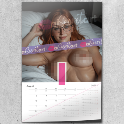 2026 Poster calendar - Vanessa Imbiriska - Nude