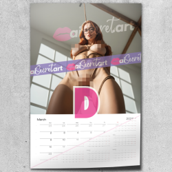 2026 Poster calendar - Vanessa Imbiriska - Bondage