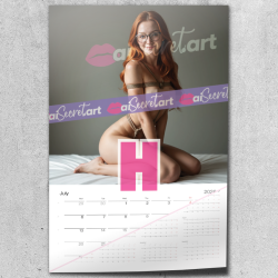 2026 Poster calendar - Vanessa Imbiriska - Bondage
