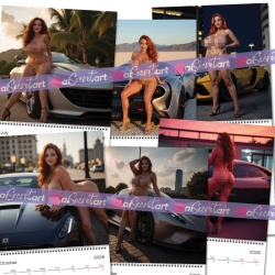 Calendar 2026 - Vai Contours - nude