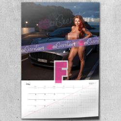 2026 Poster calendar - Vai Contours - nude