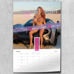 2026 Poster calendar - Vai Contours - nude