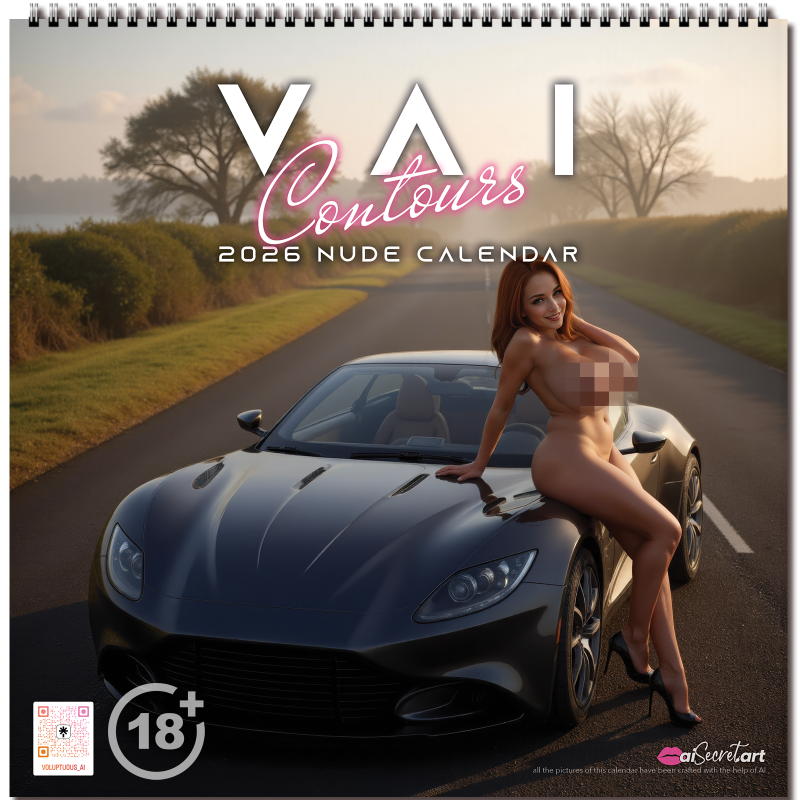 Calendar 2026 - Vai Contours - nude