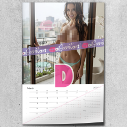 2026 Poster calendar - Ana Herrera - Topless