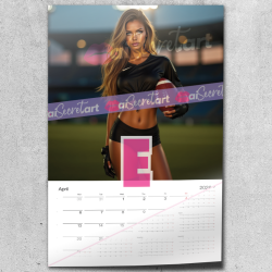 2026 Poster calendar - Lucy Bell - Sexy sports