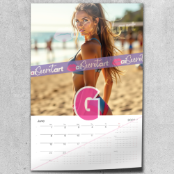 2026 Poster calendar - Lucy Bell - Sexy sports