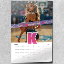 2026 Poster calendar - Lucy Bell - Sexy sports