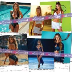 Calendar 2026 - Lucy Bell - Sexy sports