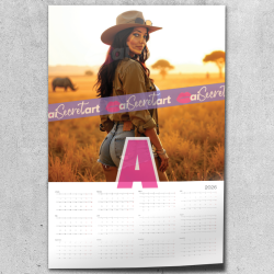 2026 Poster calendar - Ariadne Zane