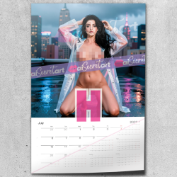 2026 Poster nude calendar - Angie x Ross - Exposed around the world