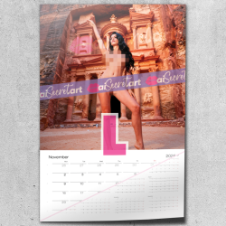 2026 Poster nude calendar - Angie x Ross - Exposed around the world