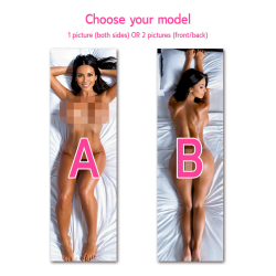 Sleep with Astoria - Hugging body pillowcase with optional silicone butts & boobies
