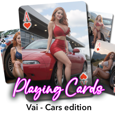 Playing cards - Vai cars edition + FREE 52 digital wallpapers